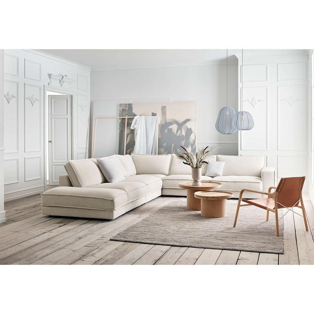 Masa de cafea crem din lemn de stejar 74 cm Plateau Bolia - PARIS14A.RO