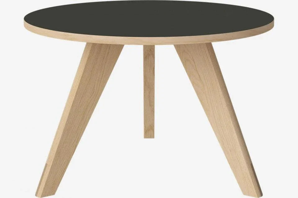 Masa de cafea gri/maro din lemn 60 cm New Mood Bolia - PARIS14A.RO