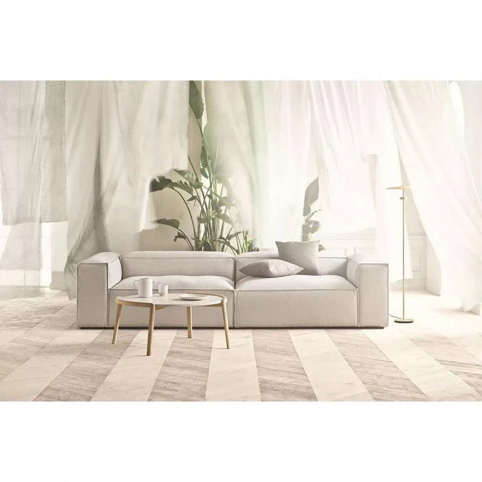 Masa de cafea gri/maro din marmura si lemn de stejar 46 cm Mix Bolia - PARIS14A.RO