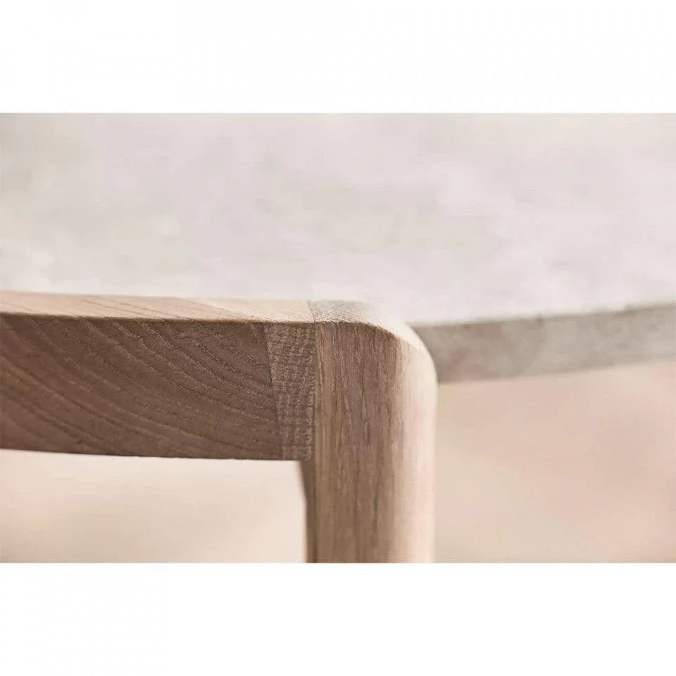 Masa de cafea gri/maro din marmura si lemn de stejar 46 cm Mix Bolia - PARIS14A.RO