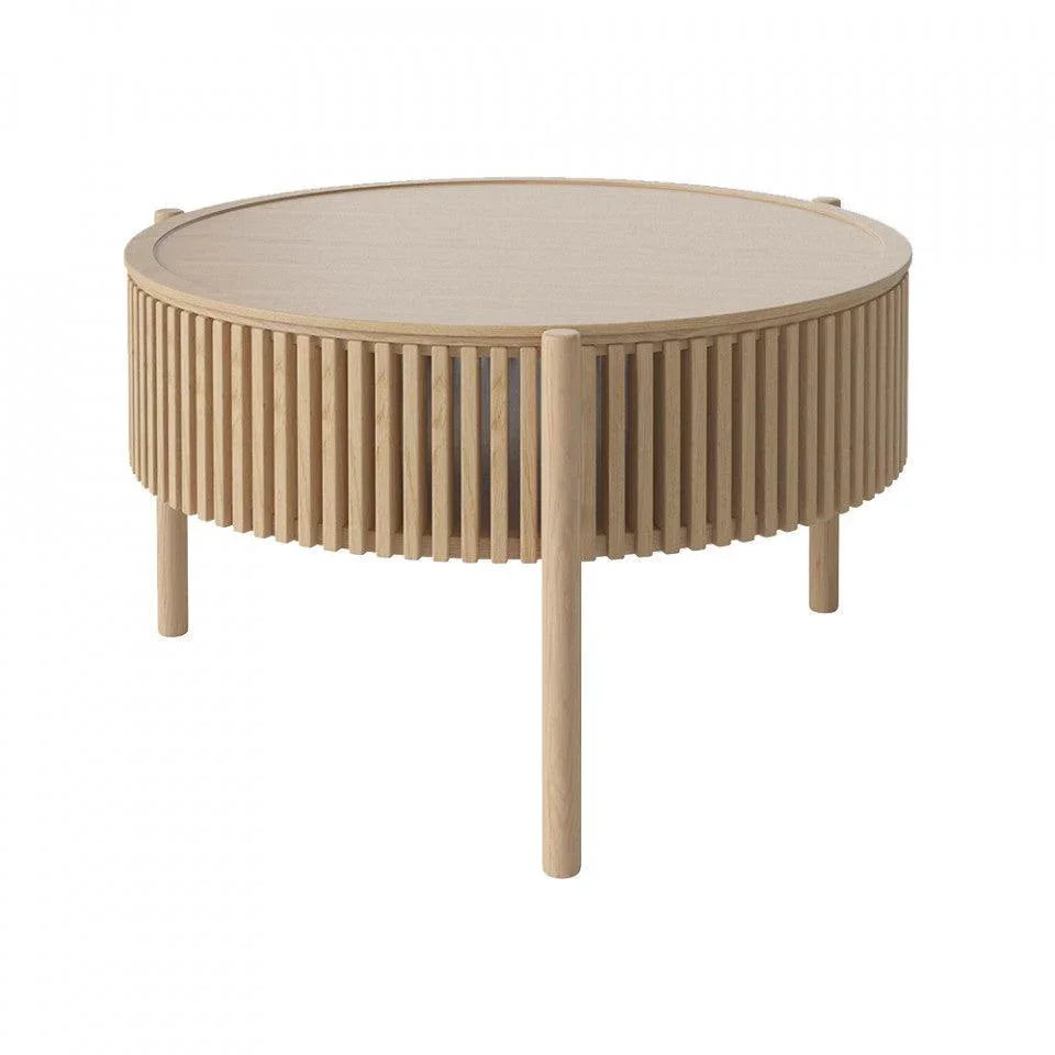 Masa de cafea maro deschis din lemn de stejar 83 cm Story Bolia - PARIS14A.RO