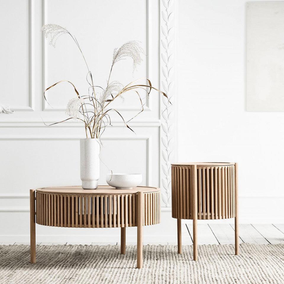 Masa de cafea maro deschis din lemn de stejar 83 cm Story Bolia - PARIS14A.RO