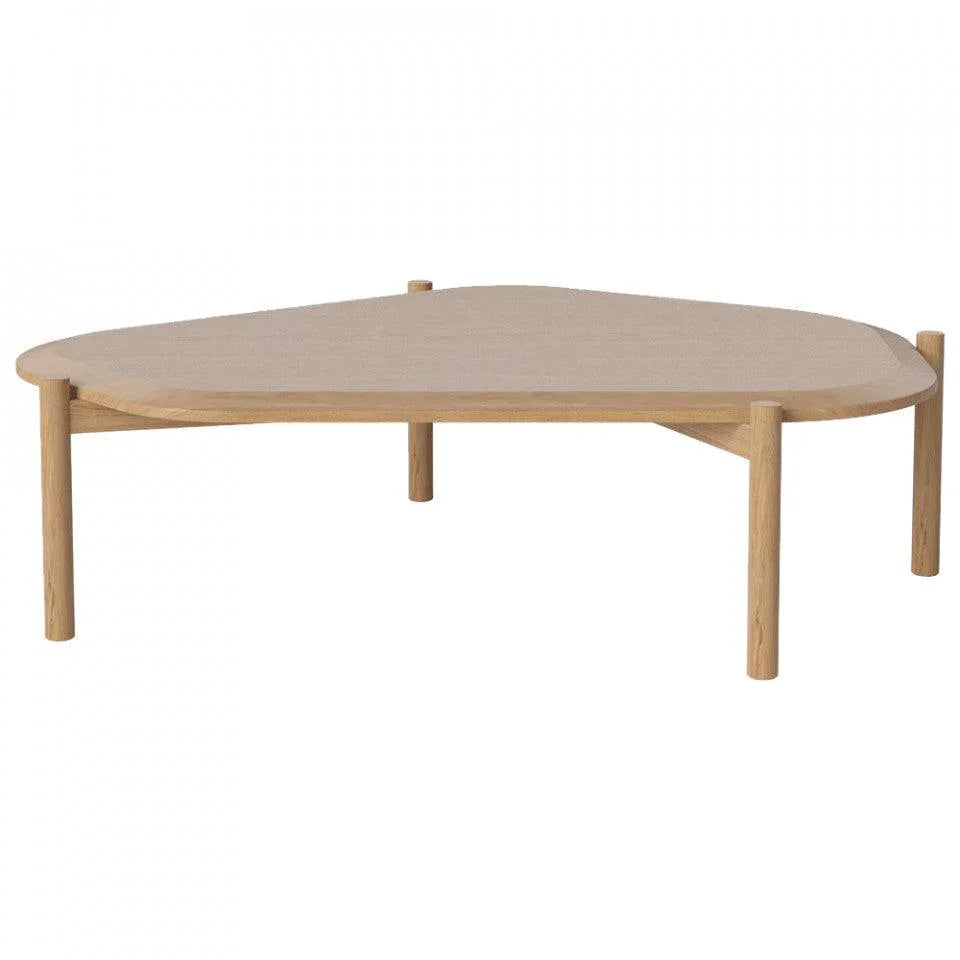 Masa de cafea maro din lemn de stejar 107x129 cm Island Bolia - PARIS14A.RO