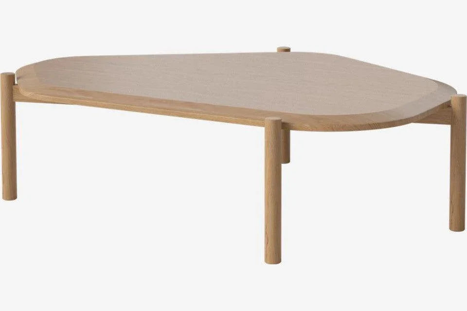 Masa de cafea maro din lemn de stejar 107x129 cm Island Bolia - PARIS14A.RO