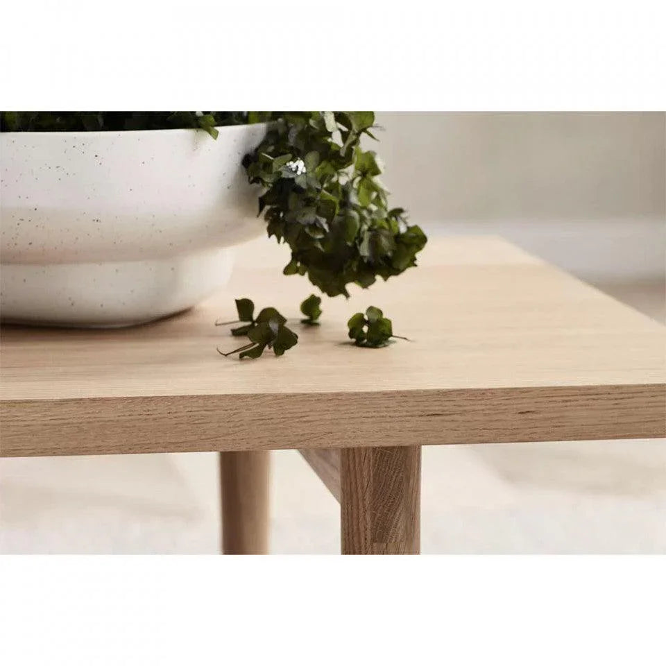 Masa de cafea maro din lemn de stejar 110x110 cm Berlin Bolia - PARIS14A.RO