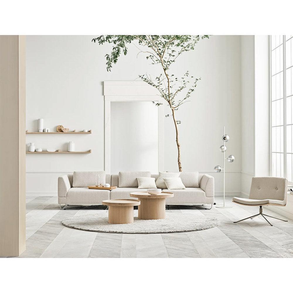 Masa de cafea maro din lemn de stejar 61 cm Plateau Bolia - PARIS14A.RO