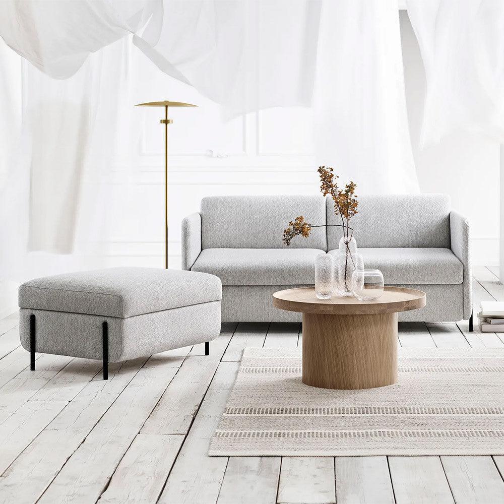 Masa de cafea maro din lemn de stejar 61 cm Plateau Bolia - PARIS14A.RO