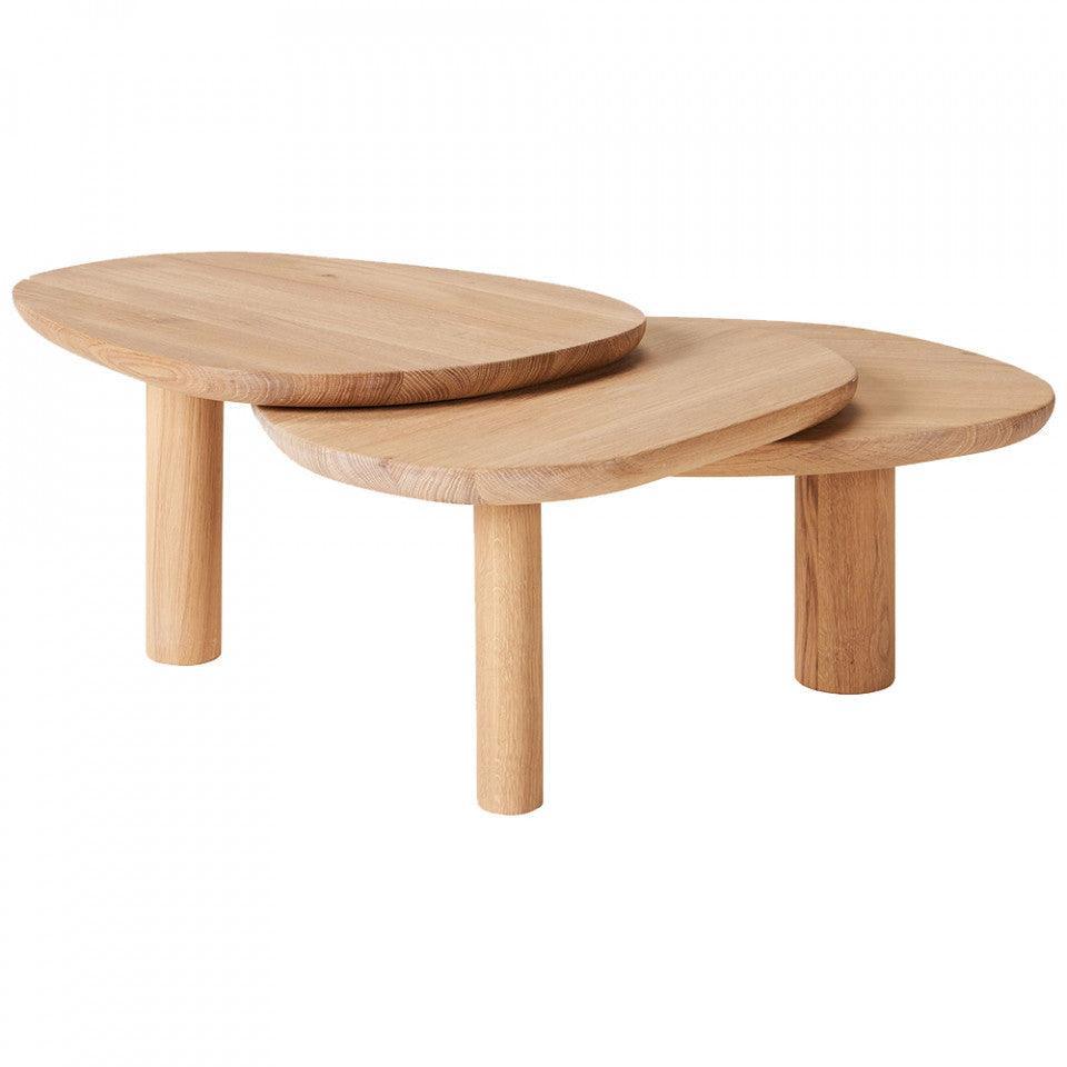 Masa de cafea maro din lemn de stejar 80x100 cm Latch Bolia - PARIS14A.RO