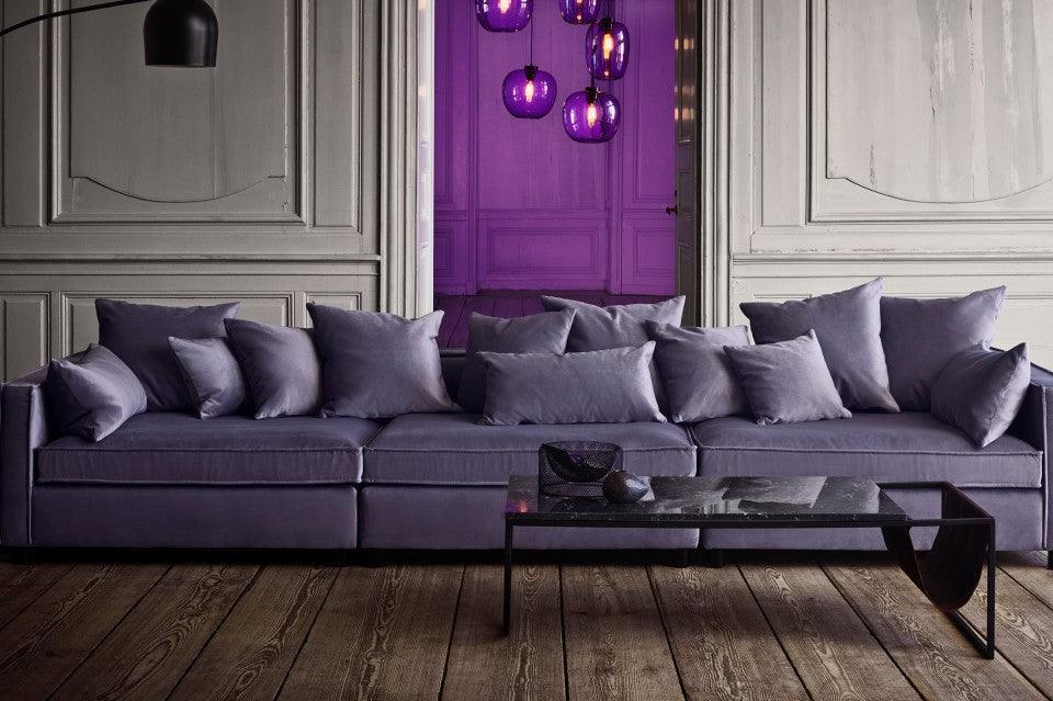 Masa de cafea maro/neagra din marmura si otel 55x130 cm Piero Bolia - PARIS14A.RO