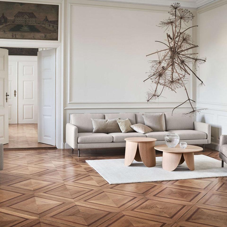 Masa de cafea neagra din lemn 80 cm Peyote Bolia - PARIS14A.RO