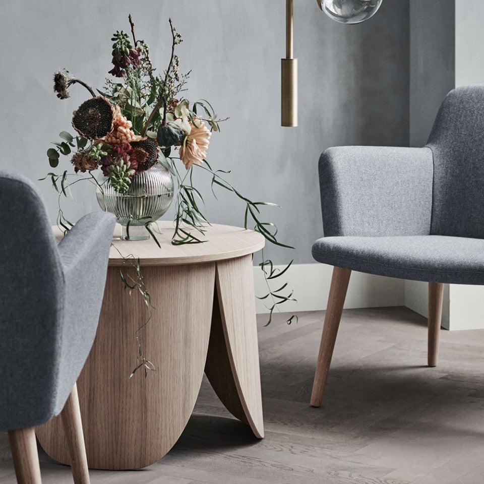 Masa de cafea neagra din lemn 80 cm Peyote Bolia - PARIS14A.RO