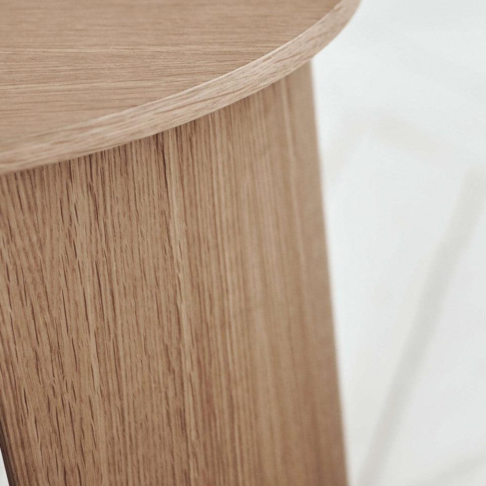 Masa de cafea neagra din lemn 80 cm Peyote Bolia - PARIS14A.RO