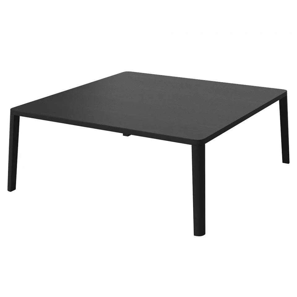 Masa de cafea neagra din lemn de stejar 110x110 cm Graceful Bolia - PARIS14A.RO