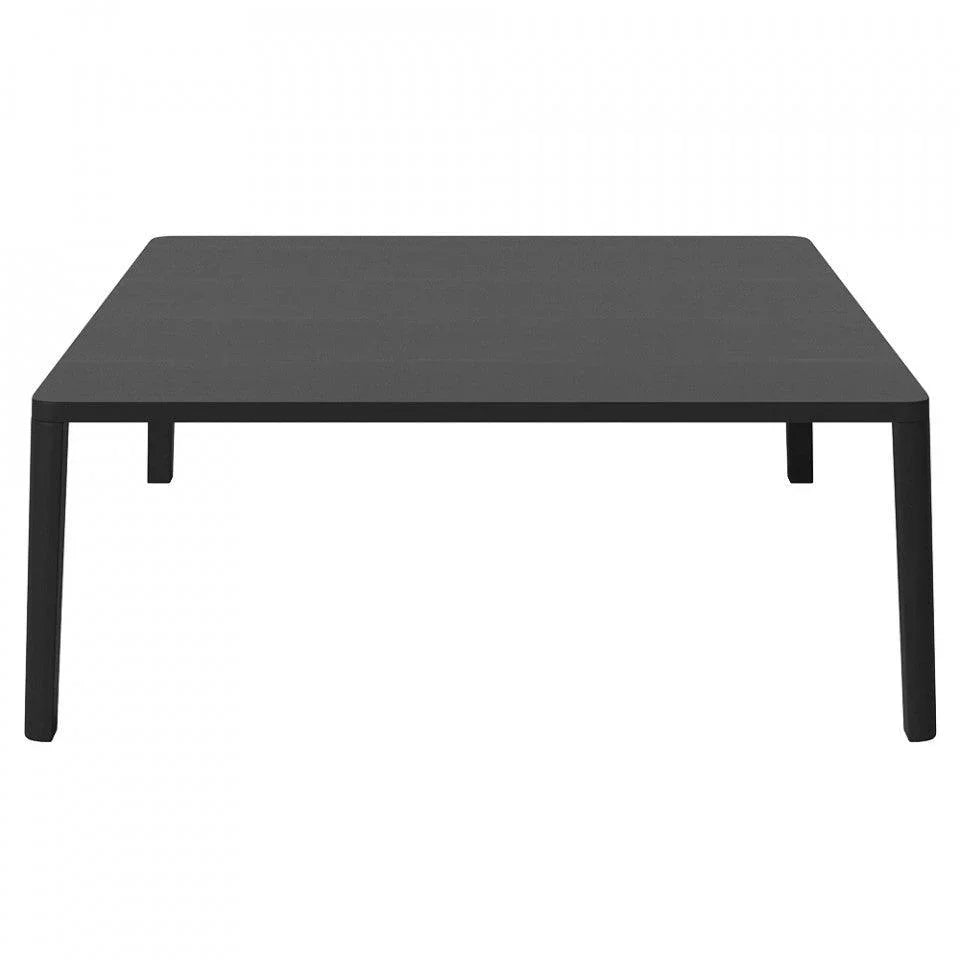 Masa de cafea neagra din lemn de stejar 110x110 cm Graceful Bolia - PARIS14A.RO