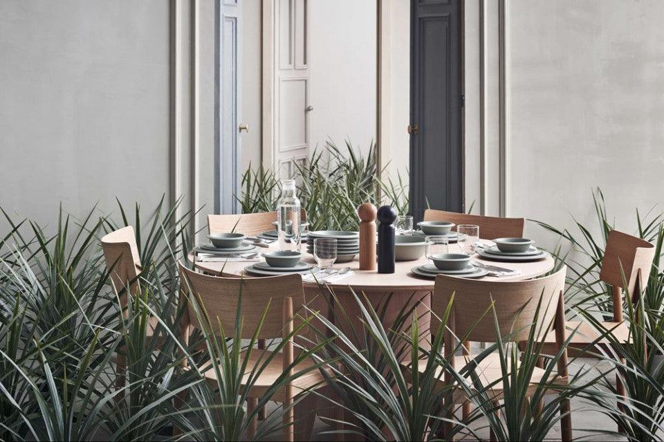 Masa dining maro din lemn 140 cm Peyote Bolia - PARIS14A.RO