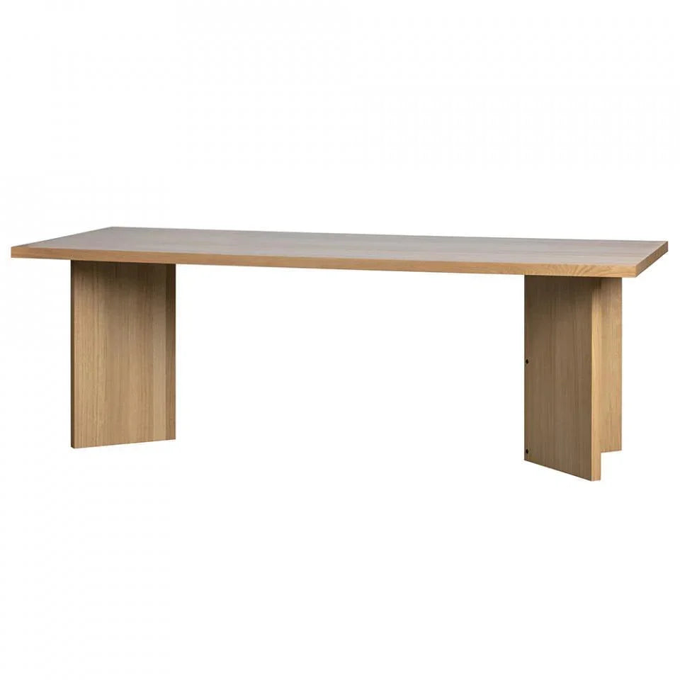 Masa dining maro din lemn 90x220 cm Angle Oak - PARIS14A.RO