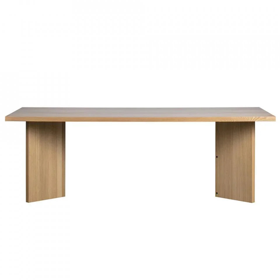 Masa dining maro din lemn 90x220 cm Angle Oak - PARIS14A.RO
