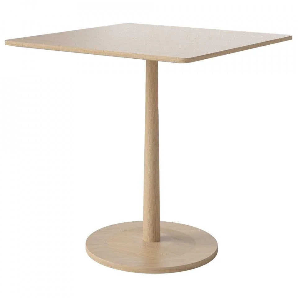 Masa dining maro din lemn de stejar 70x70 cm Turned Bolia - PARIS14A.RO