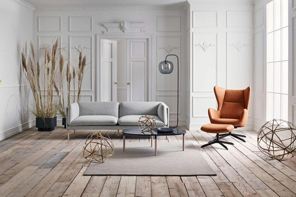 Masa dining maro din lemn de stejar 90x240 cm Link Bolia - PARIS14A.RO