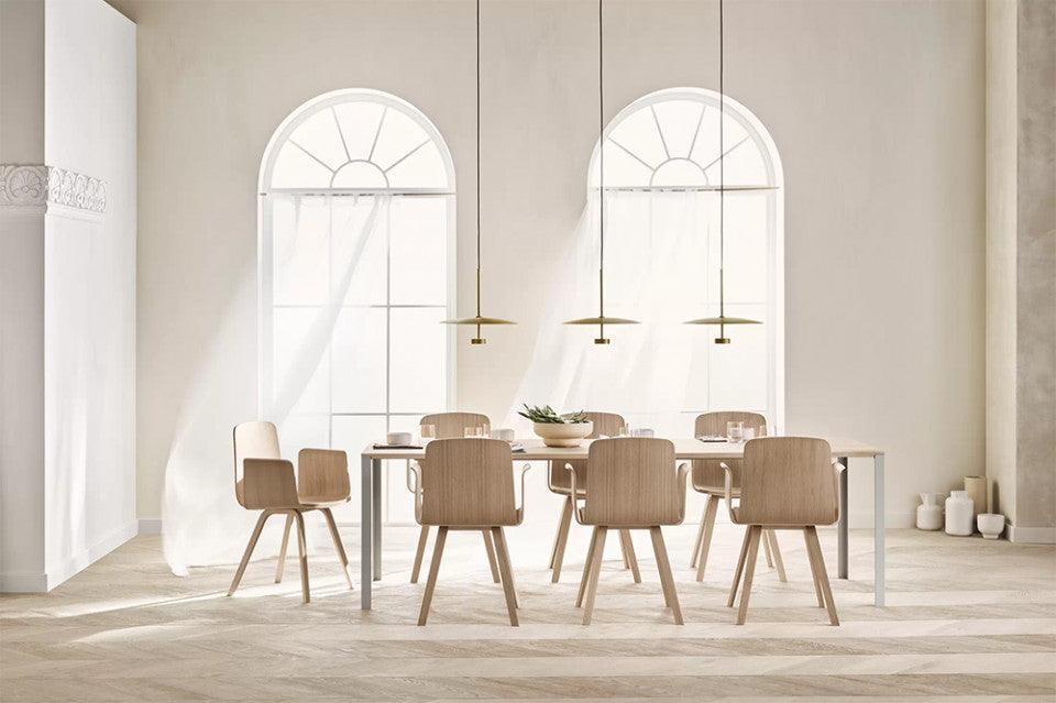 Masa dining maro din lemn de stejar 90x240 cm Link Bolia - PARIS14A.RO