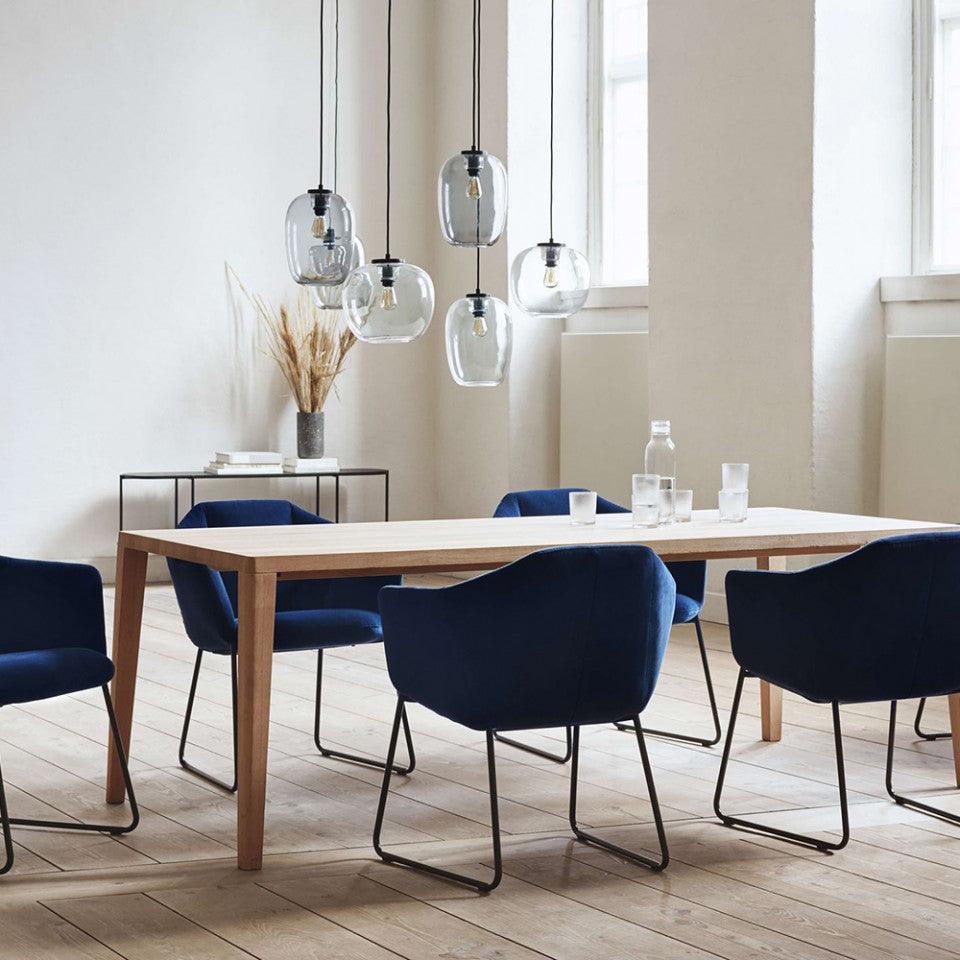 Masa dining maro din lemn de stejar 95x220 cm Graceful Bolia - PARIS14A.RO