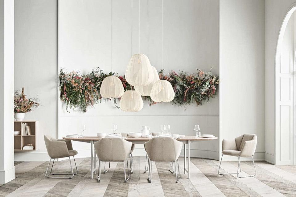 Masa dining maro din lemn de stejar si otel 90x200 cm Track Bolia - PARIS14A.RO