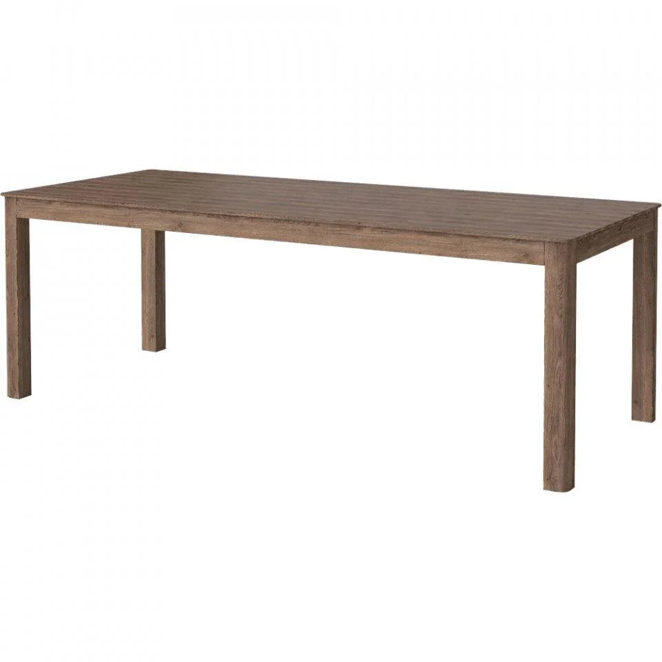 Masa dining maro inchis din lemn de stejar 90x220 cm Node Bolia - PARIS14A.RO