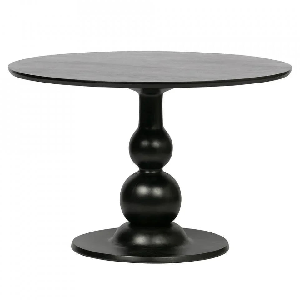 Masa dining neagra din lemn de mango 120 cm Blanco - PARIS14A.RO