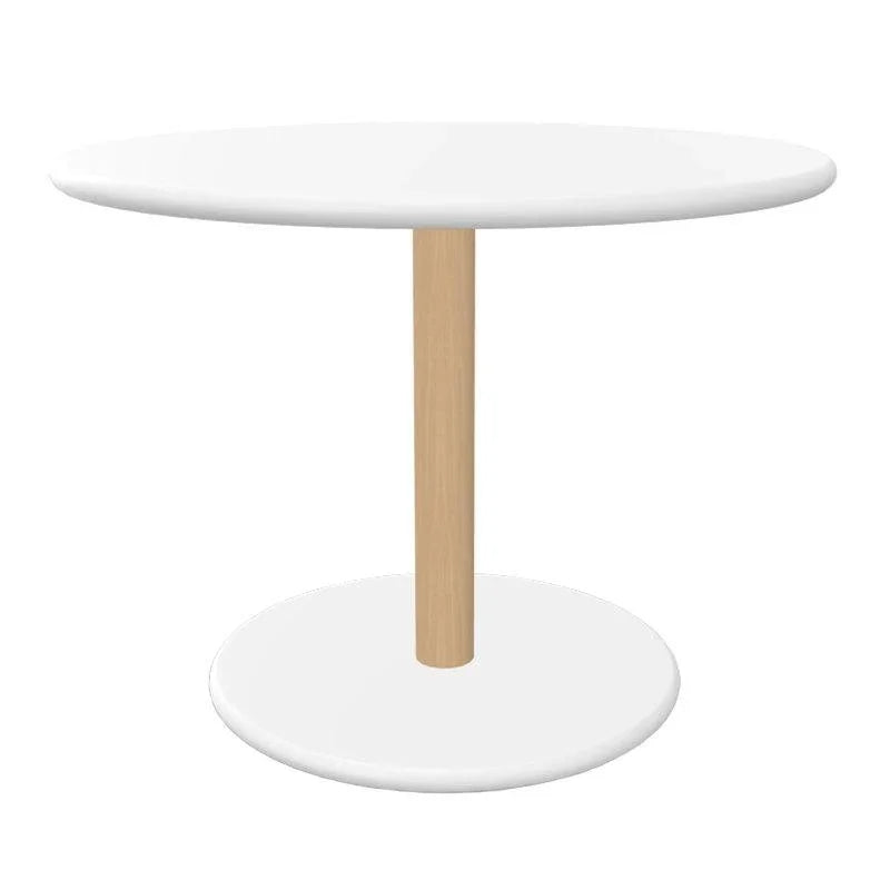 Masa joasa comuna, 60 cm, mat, fag - alb - PARIS14A.RO