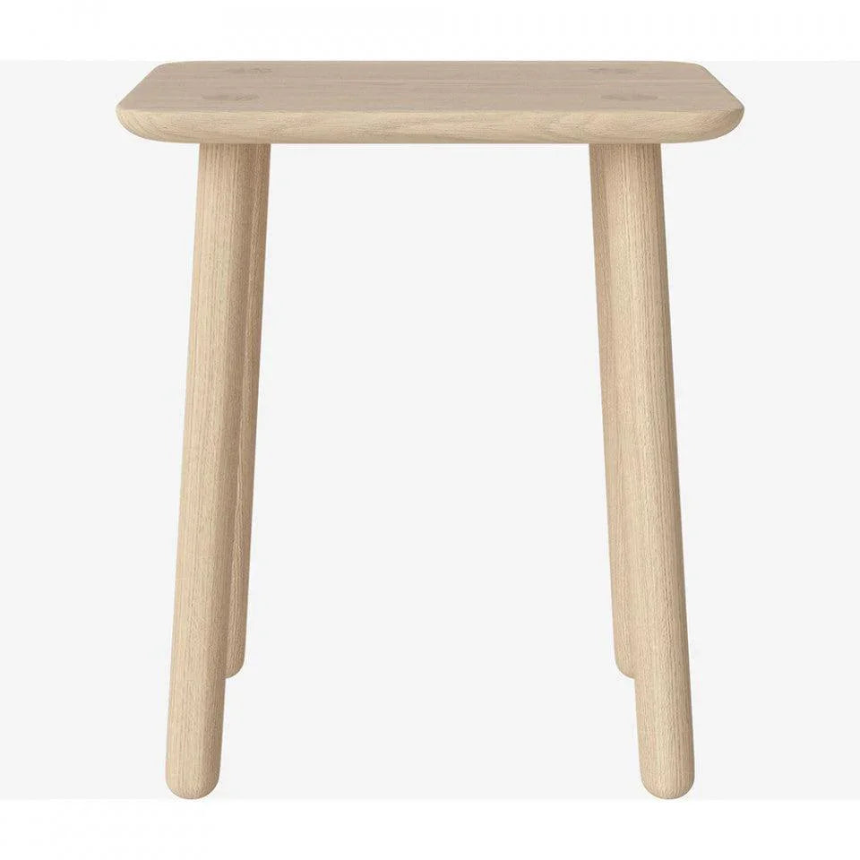 Masa laterala crem din lemn de stejar 32x42 cm Forest Bolia - PARIS14A.RO