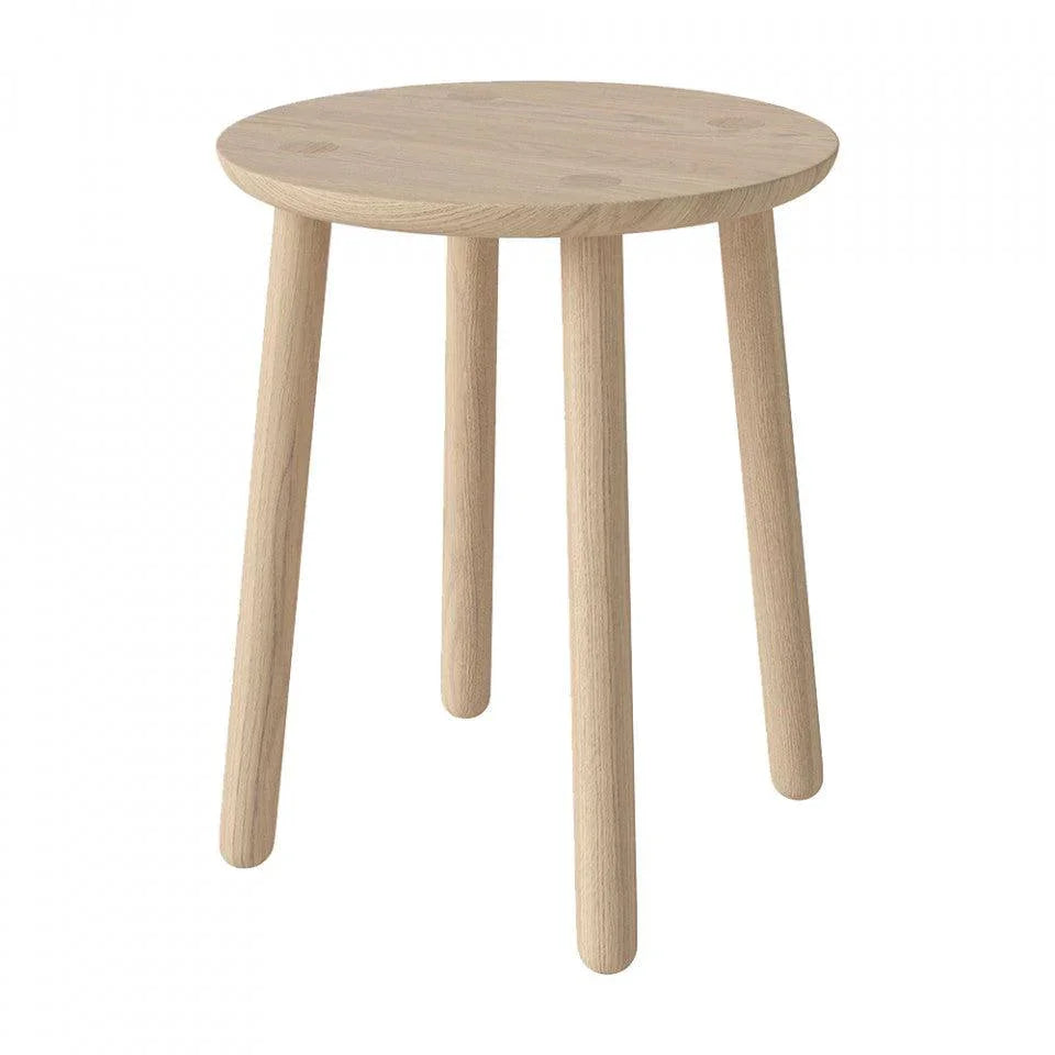 Masa laterala crem din lemn de stejar 42 cm Forest Bolia - PARIS14A.RO