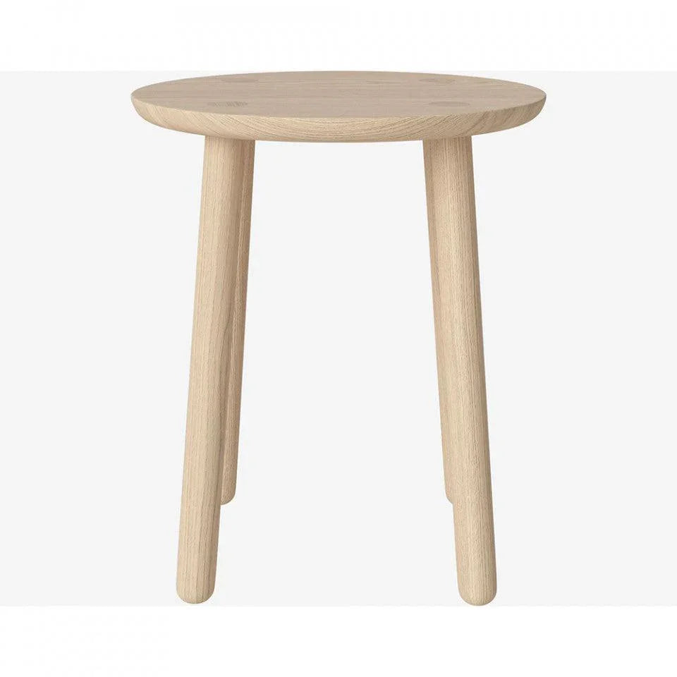 Masa laterala crem din lemn de stejar 42 cm Forest Bolia - PARIS14A.RO