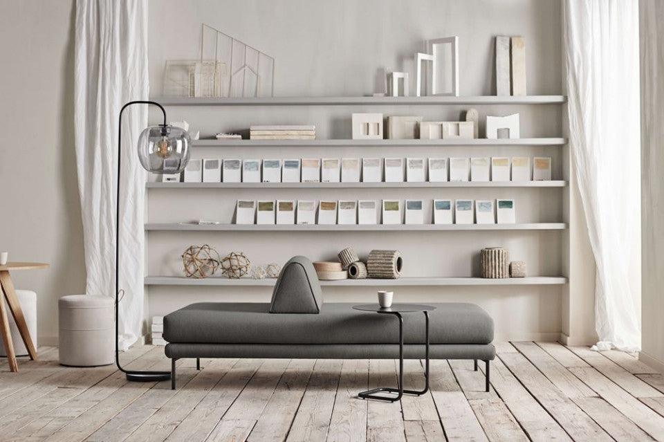 Masa laterala gri din otel 50 cm Mera Bolia - PARIS14A.RO