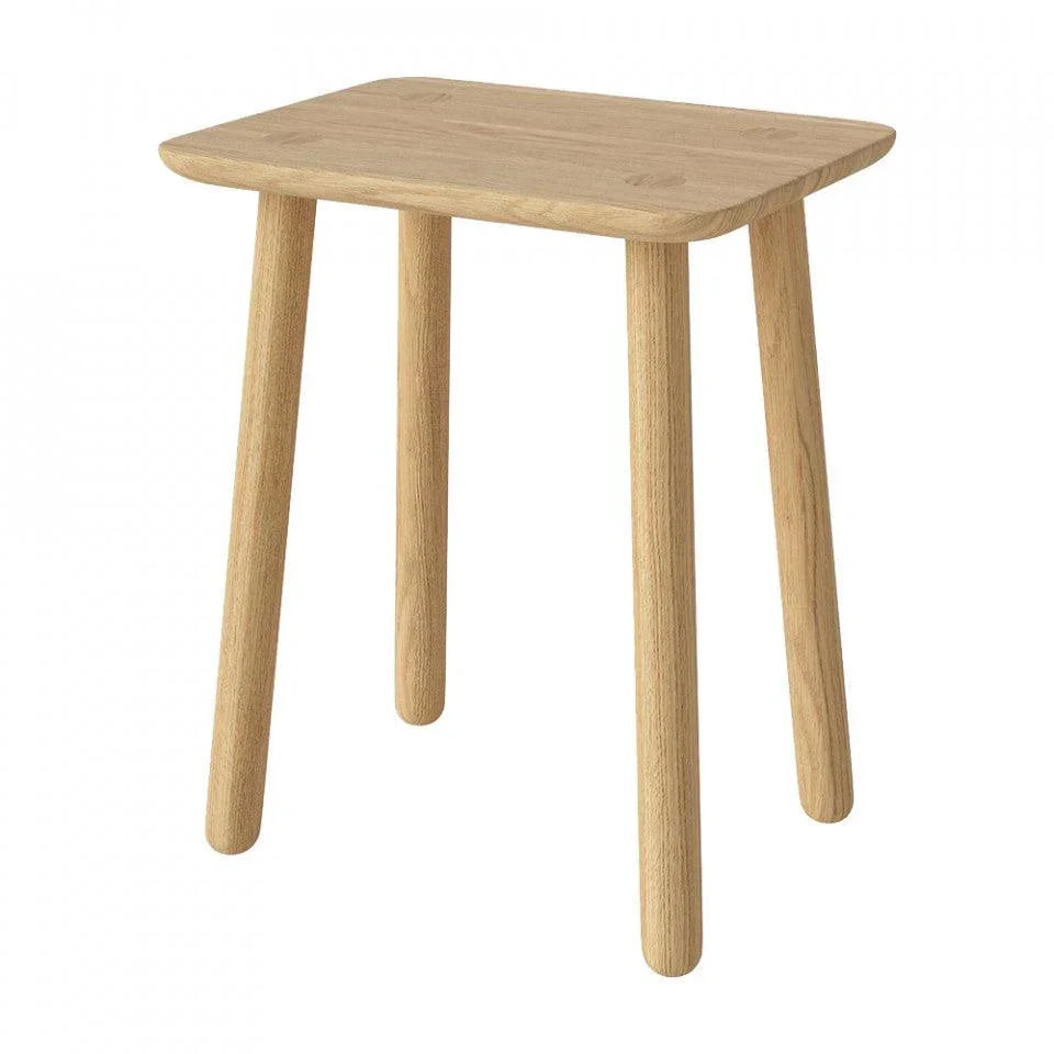 Masa laterala maro deschis din lemn de stejar 32x42 cm Forest Bolia - PARIS14A.RO