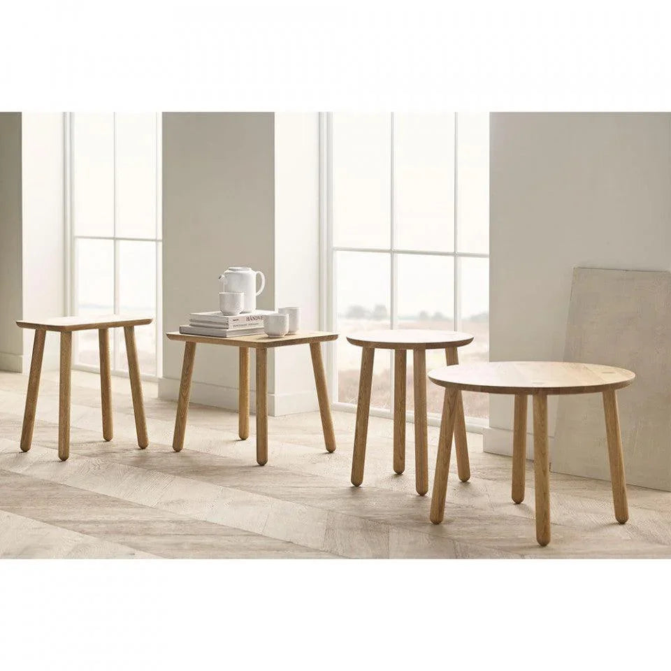 Masa laterala maro deschis din lemn de stejar 42 cm Forest Bolia - PARIS14A.RO