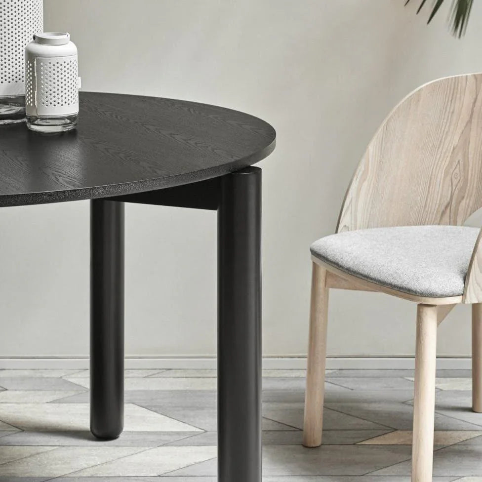 MASA ROTUNDA. Atlas Negru 120cm - PARIS14A.RO