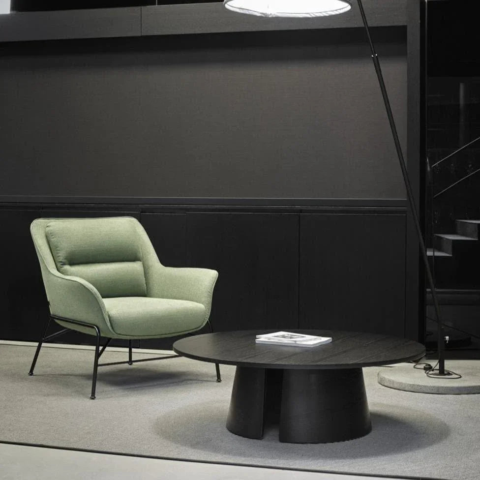 Masă rotundă CEP 110 cm negru - PARIS14A.RO