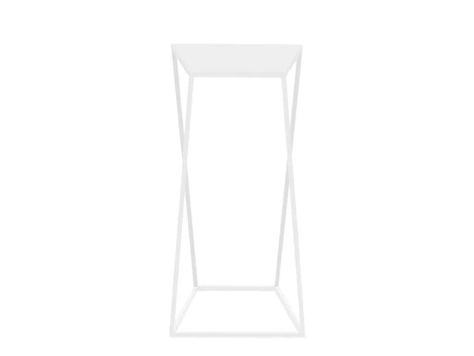 Masuta alba pentru cafea din metal 30x30 cm Zak Custom Form - PARIS14A.RO