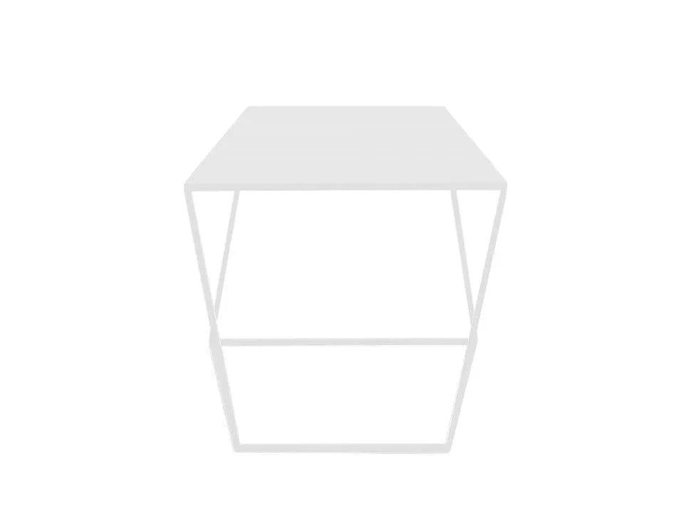 Masuta alba pentru cafea din metal 50x50 cm Zak Custom Form - PARIS14A.RO