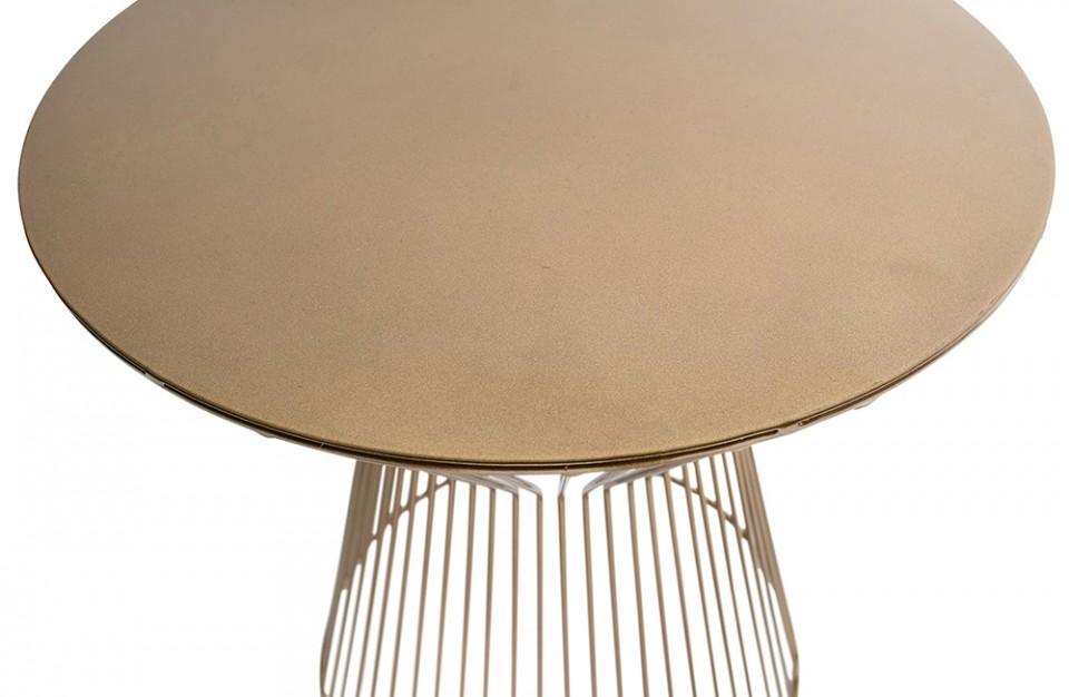 Masuta cafea din metal auriu 35 cm Suus - PARIS14A.RO