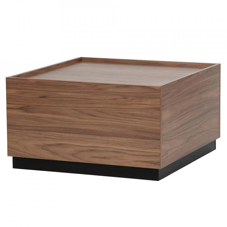 Masuta cafea maro din lemn de pin 82x82 cm Block - PARIS14A.RO