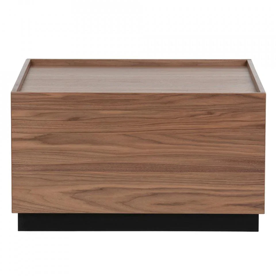 Masuta cafea maro din lemn de pin 82x82 cm Block - PARIS14A.RO