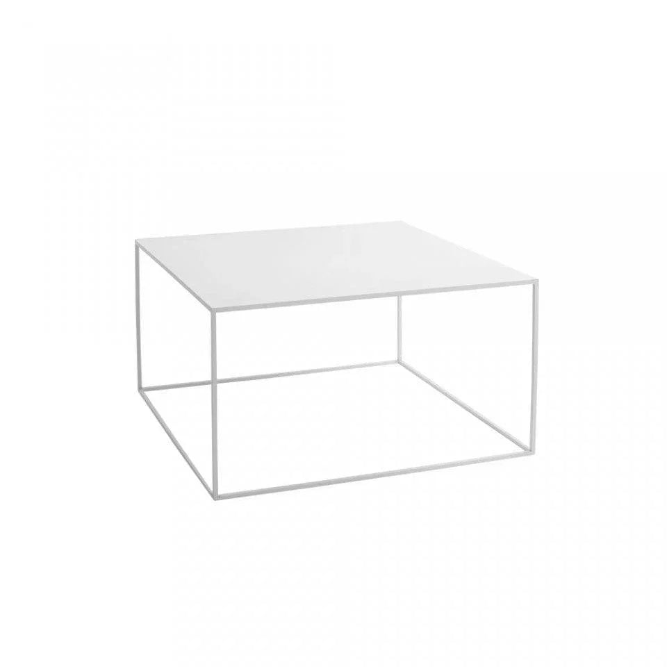 Masuta de cafea alba din metal 80x80 cm Tensio Custom Form - PARIS14A.RO