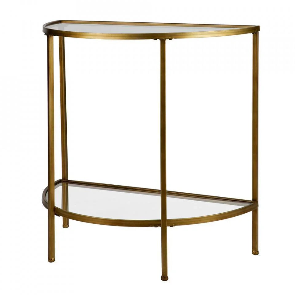 Masuta de cafea din fier si sticla 38x76 cm Antique Goddess - PARIS14A.RO