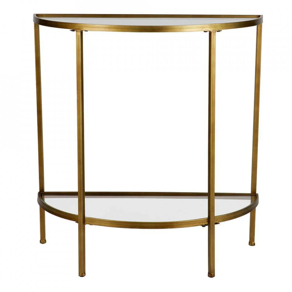 Masuta de cafea din fier si sticla 38x76 cm Antique Goddess - PARIS14A.RO