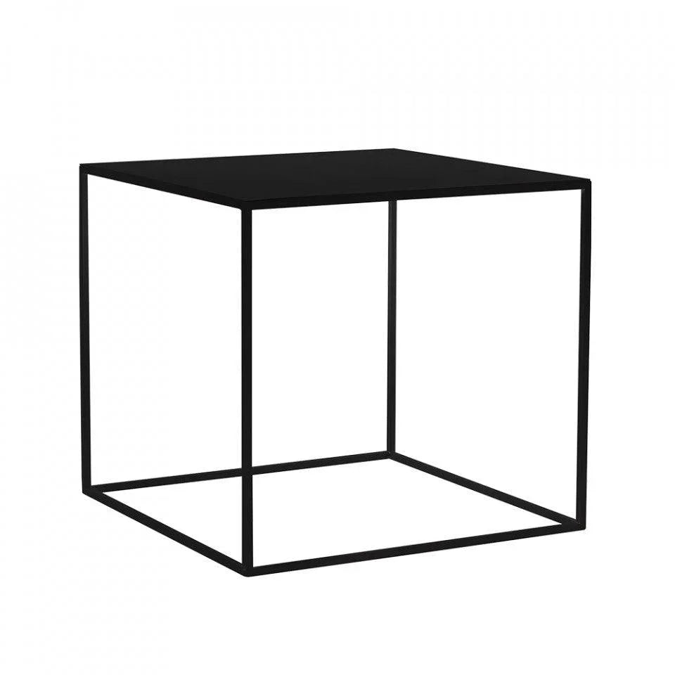 Masuta de cafea neagra din metal 50x50 cm Tensio Custom Form - PARIS14A.RO