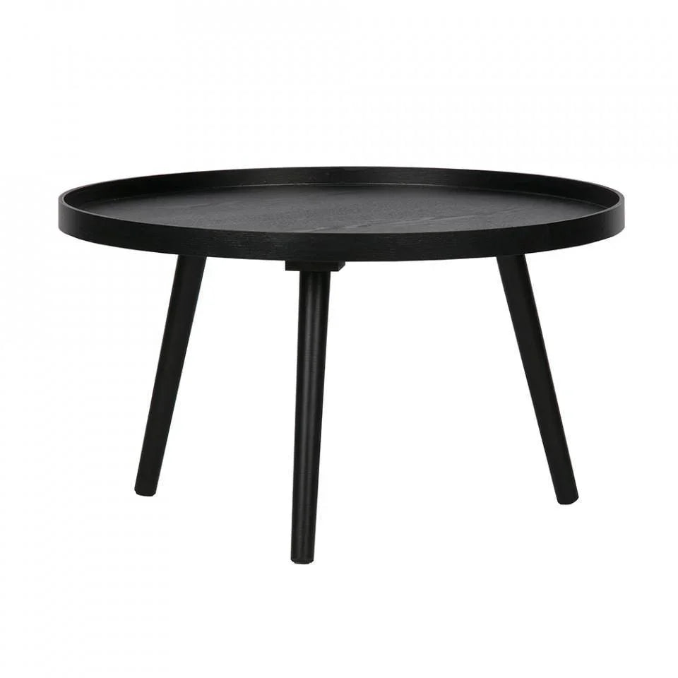 Masuta neagra din lemn de pin si MDF pentru cafea 60 cm Mesa - PARIS14A.RO