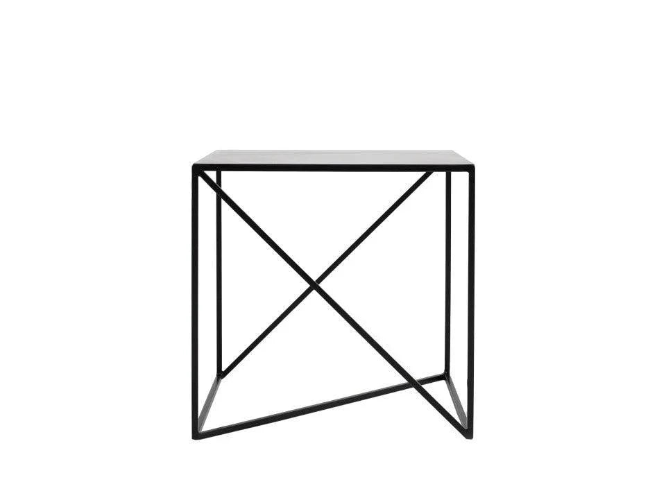 Masuta neagra din metal 50x50 cm Memo Custom Form - PARIS14A.RO