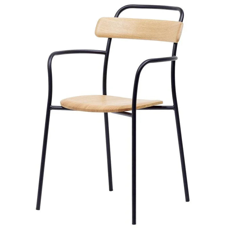 MC16 Fotoliu Forcina, otel negru - cenusa - PARIS14A.RO