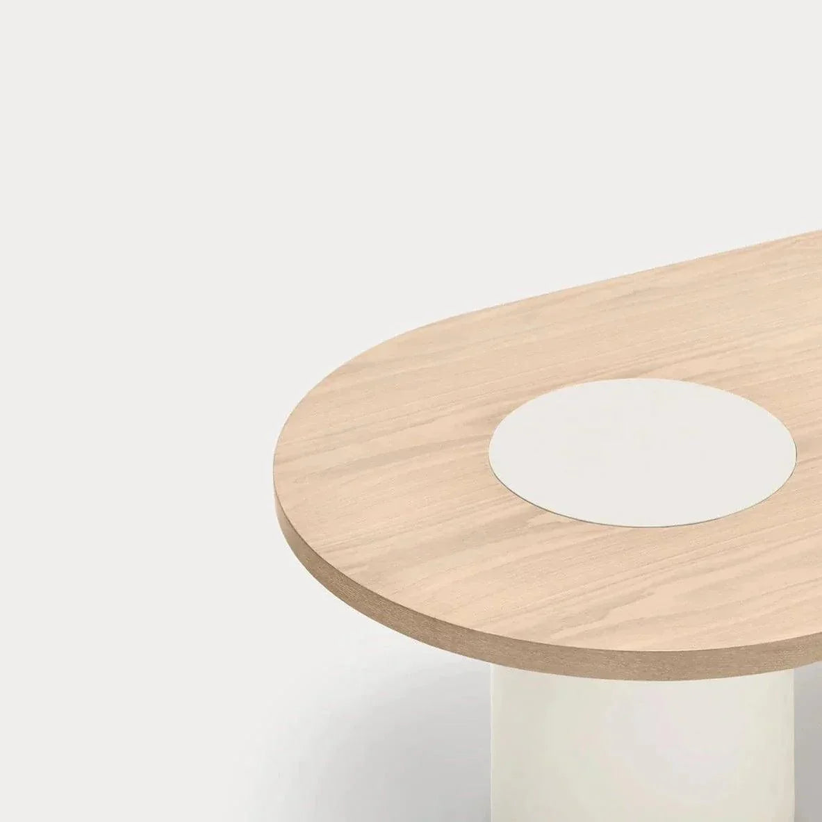 Mesale de capăt Nori White Wash/Crem Picioare - PARIS14A.RO